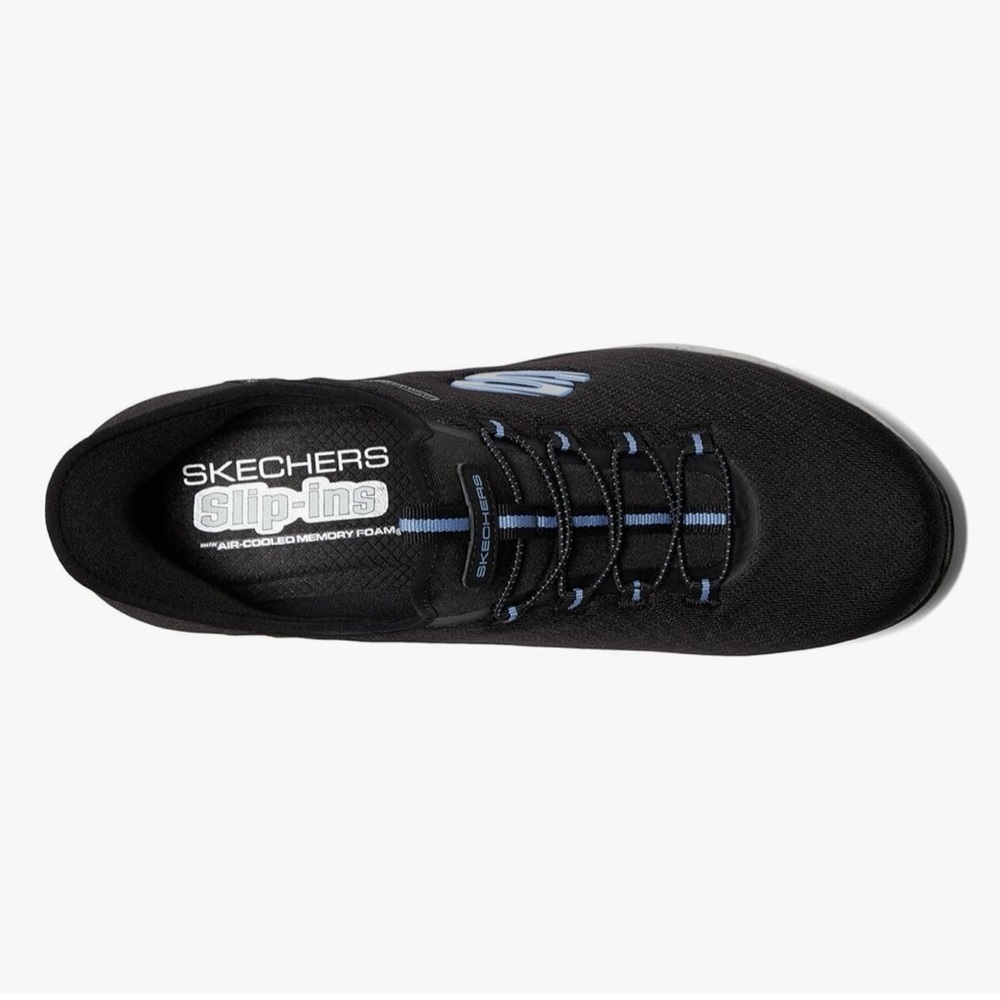 Skechers Waterproof Hands Free Slip-ins Summits-Best Choice Sneaker Black Sz 6.5 - Picture 2 of 12